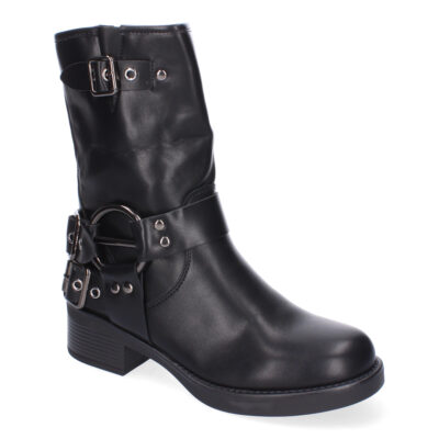 Botines Moteros para Mujer, Comodos y Elegantes, Detalles de Hebillas - Imagen 3