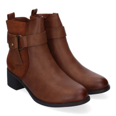 Botines de Mujer, Comodos y Elegantes con Detalle de Hebilla