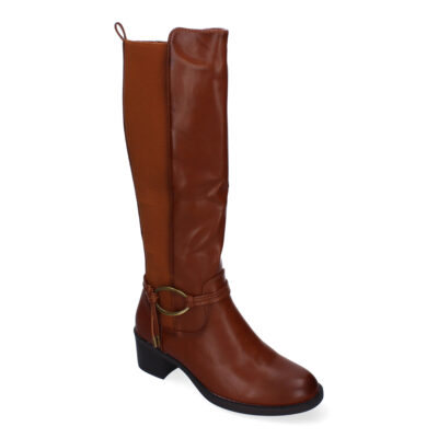 Botas de Tacón para Mujer, Comodas y Elegantes, Detalles de Caña Arrugada - Imagen 3