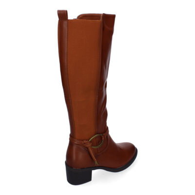Botas de Tacón para Mujer, Comodas y Elegantes, Detalles de Caña Arrugada - Imagen 4