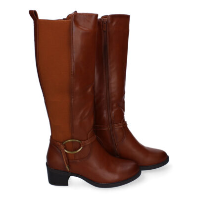 Botas de Tacón para Mujer, Comodas y Elegantes, Detalles de Caña Arrugada - Imagen 5
