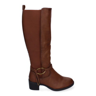 Botas de Tacón para Mujer, Comodas y Elegantes, Detalles de Caña Arrugada - Imagen 2