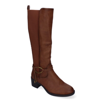 Botas de Tacón para Mujer, Comodas y Elegantes, Detalles de Caña Arrugada - Imagen 3