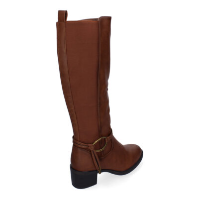 Botas de Tacón para Mujer, Comodas y Elegantes, Detalles de Caña Arrugada - Imagen 4