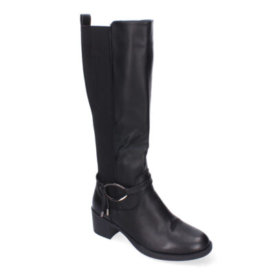 Botas de Tacón para Mujer, Comodas y Elegantes, Detalles de Caña Arrugada - Imagen 3