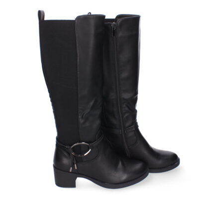 Botas de Tacón para Mujer, Comodas y Elegantes, Detalles de Caña Arrugada - Imagen 5