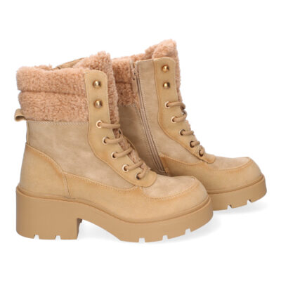 Botines de Tacón para Mujer, Comodos y Elegantes, Forrados de Borreguillo - Imagen 5