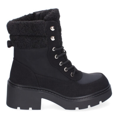 Botines de Tacón para Mujer, Comodos y Elegantes, Forrados de Borreguillo - Imagen 2