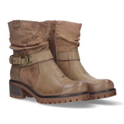 Botin de Tacon Ancho para Mujer
