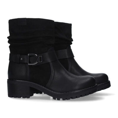 Botin de Tacon Ancho para Mujer - Imagen 5