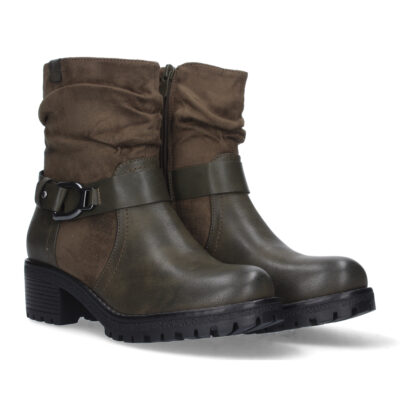 Botin de Tacon Ancho para Mujer