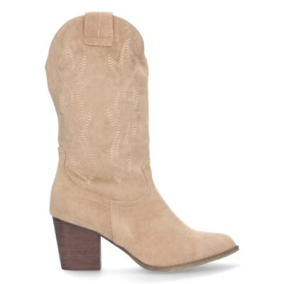 Bota Campera con Tacon y Grabado en Caña