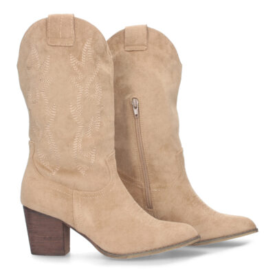 Bota Campera con Tacon y Grabado en Caña - Imagen 4