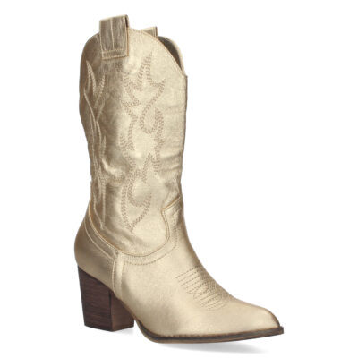 Bota Campera con Tacon y Grabado en Caña - Imagen 3