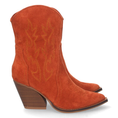 Botin de Tacon Campero con Cremallera