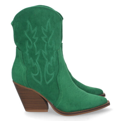 Botin de Tacon Campero con Cremallera
