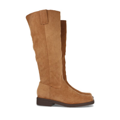 Bota Plana con Cremallera