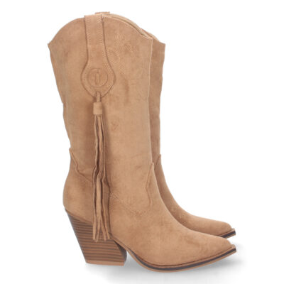 Bota de Tacon Campero con Cremallera