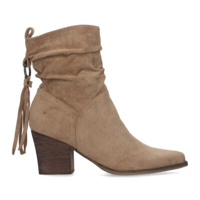 Botin de Tacon con Flecos y Cremallera - Imagen 2