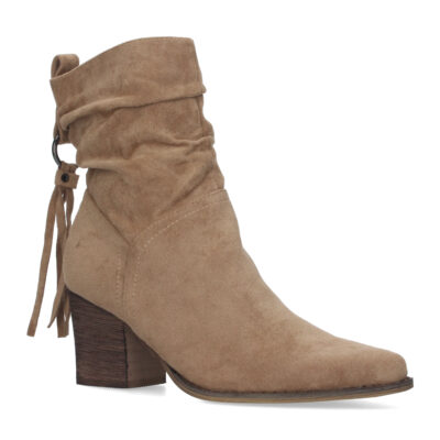 Botin de Tacon con Flecos y Cremallera - Imagen 3
