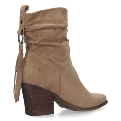 Botin de Tacon con Flecos y Cremallera - Imagen 4
