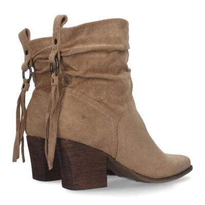 Botin de Tacon con Flecos y Cremallera - Imagen 5