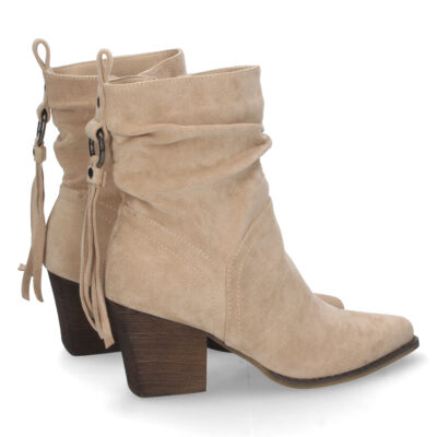 Botin de Tacon con Flecos y Cremallera - Imagen 4