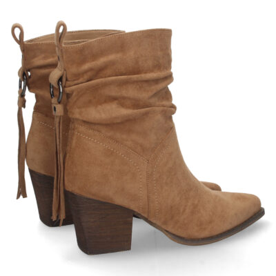 Botin de Tacon con Flecos y Cremallera - Imagen 4