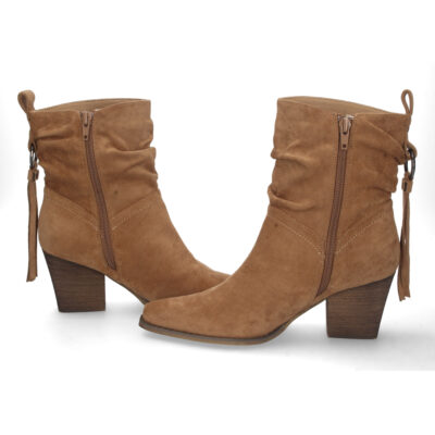 Botin de Tacon con Flecos y Cremallera - Imagen 5