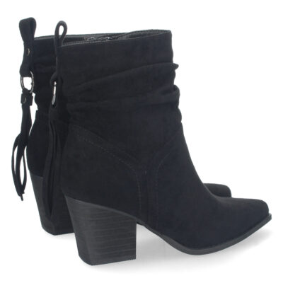 Botin de Tacon con Flecos y Cremallera - Imagen 4