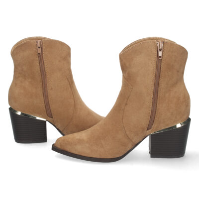 Botin de Tacon con Detalle y Cremallera - Imagen 5