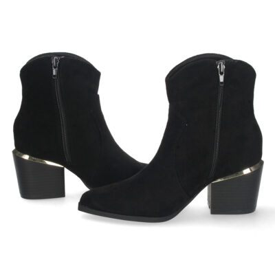 Botin de Tacon con Detalle y Cremallera - Imagen 5