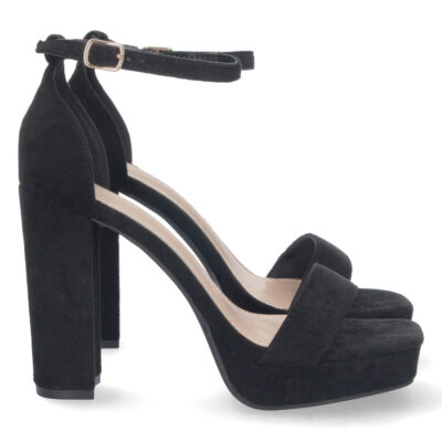 Sandalia de Tacón Ankle Strap con Hebilla