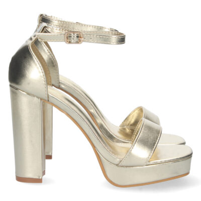 Sandalia de Tacón Ankle Strap con Hebilla