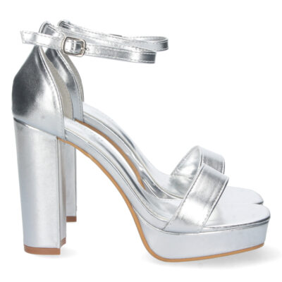Sandalia de Tacón Ankle Strap con Hebilla
