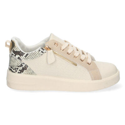 Zapatilla Plana con Estampado y Cordones - Imagen 2
