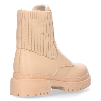 Botin comodo para mujer, material elastico en la caña y cierre de cremallera. - Imagen 4