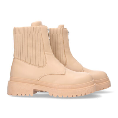 Botin comodo para mujer, material elastico en la caña y cierre de cremallera. - Imagen 5