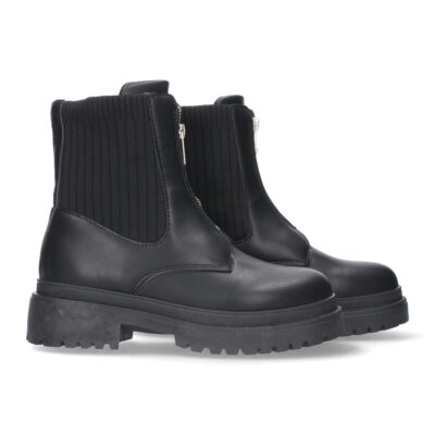 Botin comodo para mujer, material elastico en la caña y cierre de cremallera. - Imagen 5