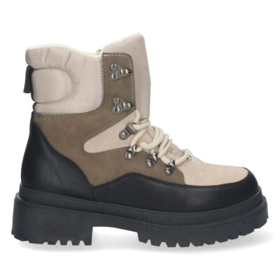 Botin Plano con Estampado y Cordones - Imagen 2
