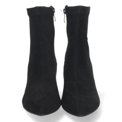 Botin de Tacon con Material Fino y Cremallera - Imagen 3