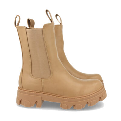 Botin de Plataforma con Elastico y Cremallera