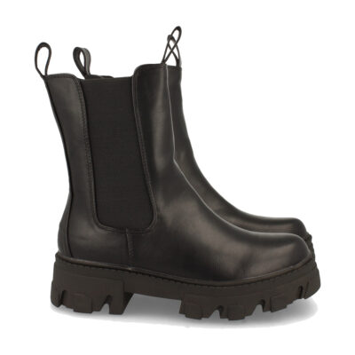Botin de Plataforma con Elastico y Cremallera