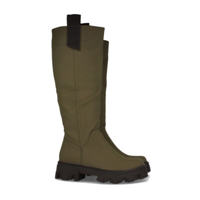 Bota de Plataforma con Cremallera
