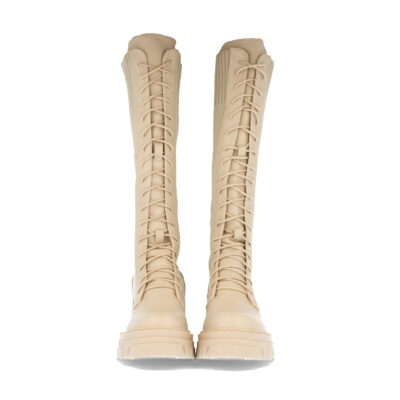 Bota de Plataforma con Elastico y Cordones - Imagen 3