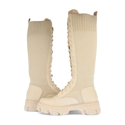 Bota de Plataforma con Elastico y Cordones - Imagen 5
