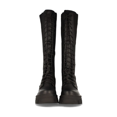 Bota de Plataforma con Elastico y Cordones - Imagen 3
