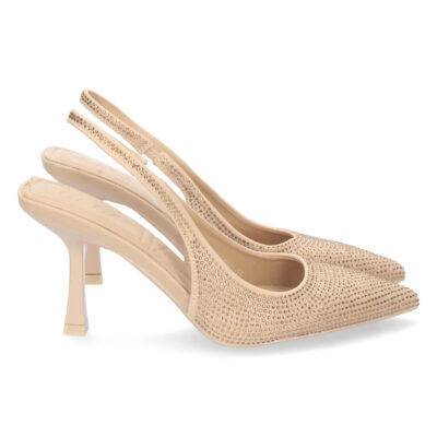 Zapato de Tacon con Talon Abierto