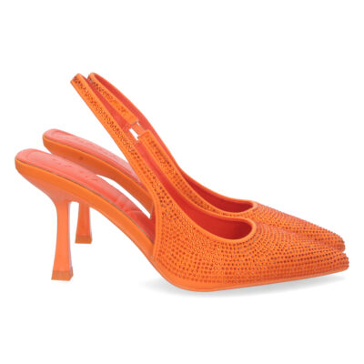 Zapato de Tacon con Talon Abierto