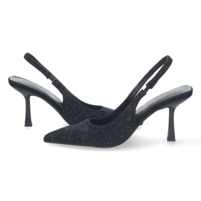 Zapato de Tacon con Talon Abierto - Imagen 3